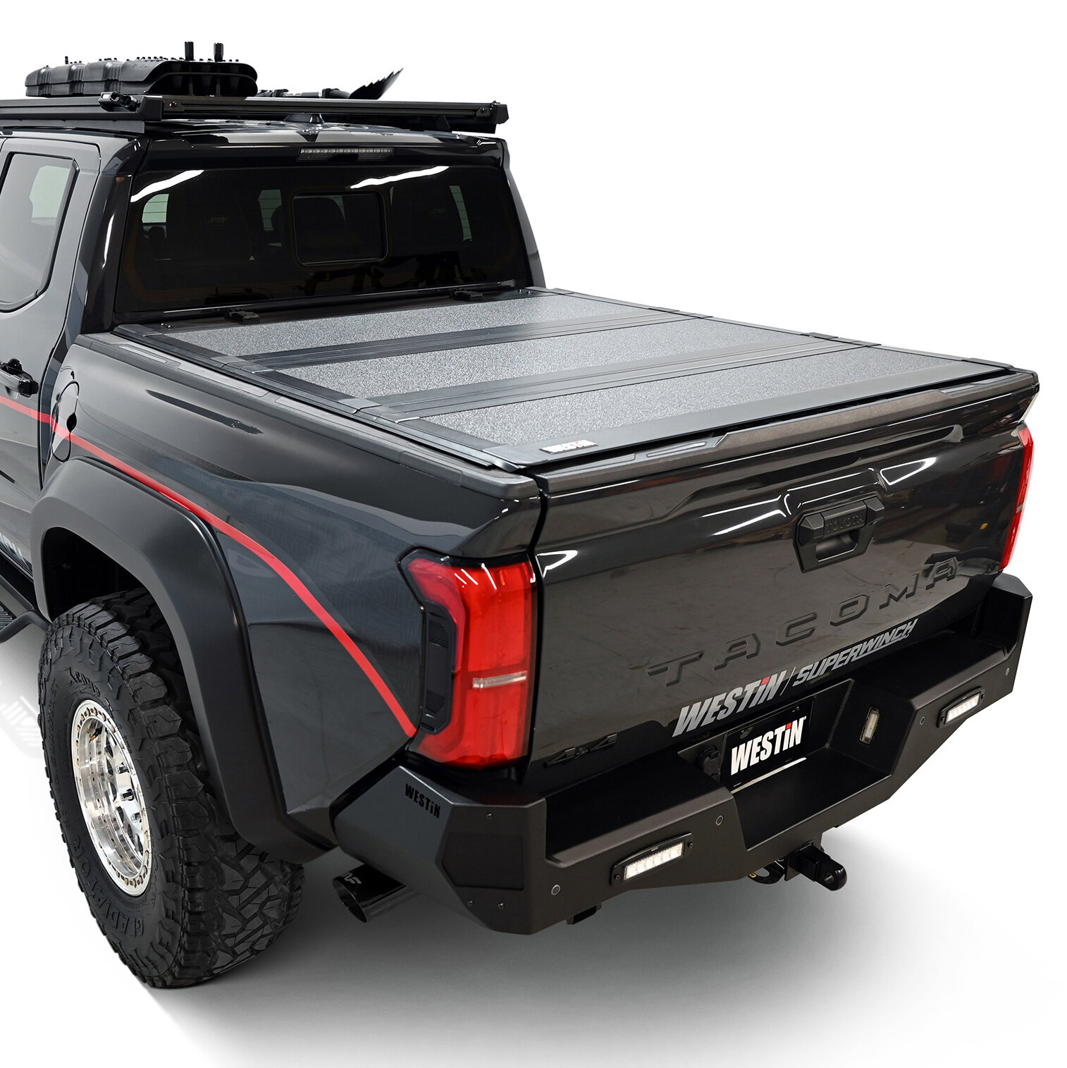 Westin Hard Tri-Fold Tonneau Cover for 16-26 Toyota Tacoma