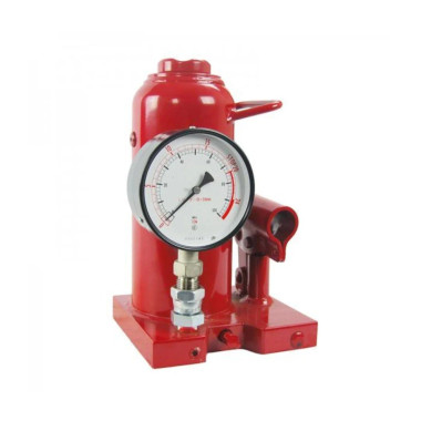 Zinko ZNP-20P 20 Ton Steel Base Bottle Jack With Gauge