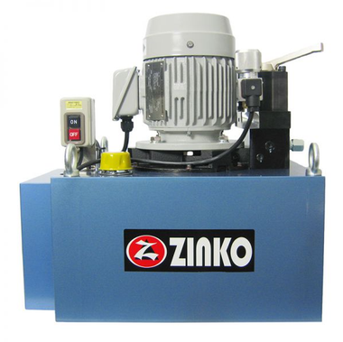 Zinko ZPE-753HS-7 Electric Pump 4-Way 3 Pos. Manual Valve Open Center Type 2.64 Gal Oil Tank