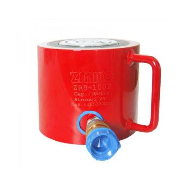 Zinko ZRB-1002 100 Ton 2.25" Stroke Low Profile Cylinder