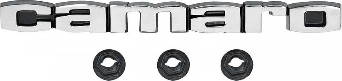 1975-77 Camaro, "Camaro" Front Fender Emblem, Each, GM Licensed