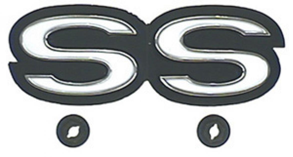 Classic Headquarters "SS" Rear Panel Emblem W-393