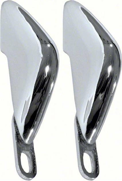 1970-73 Camaro, Chrome Rear Bumper Guards, Pair