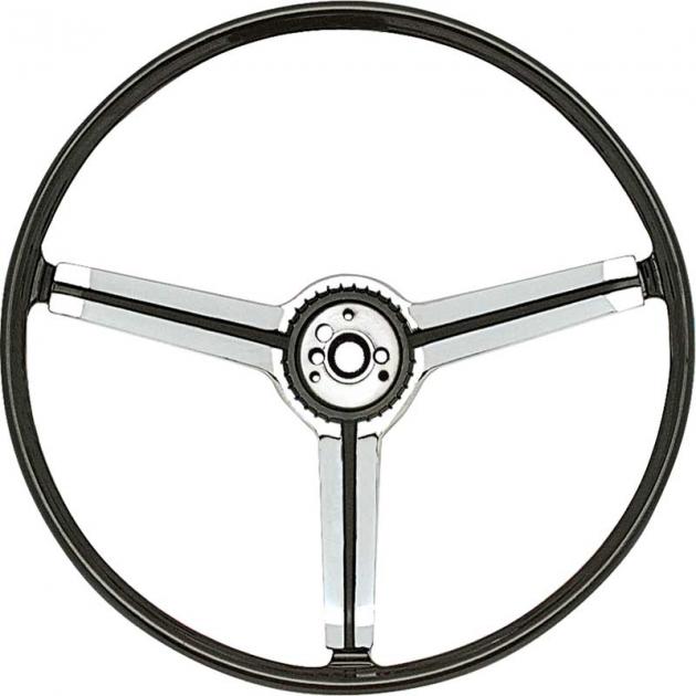 1967 Camaro, Steering Wheel, Deluxe Interior, with Chrome Horn Shroud