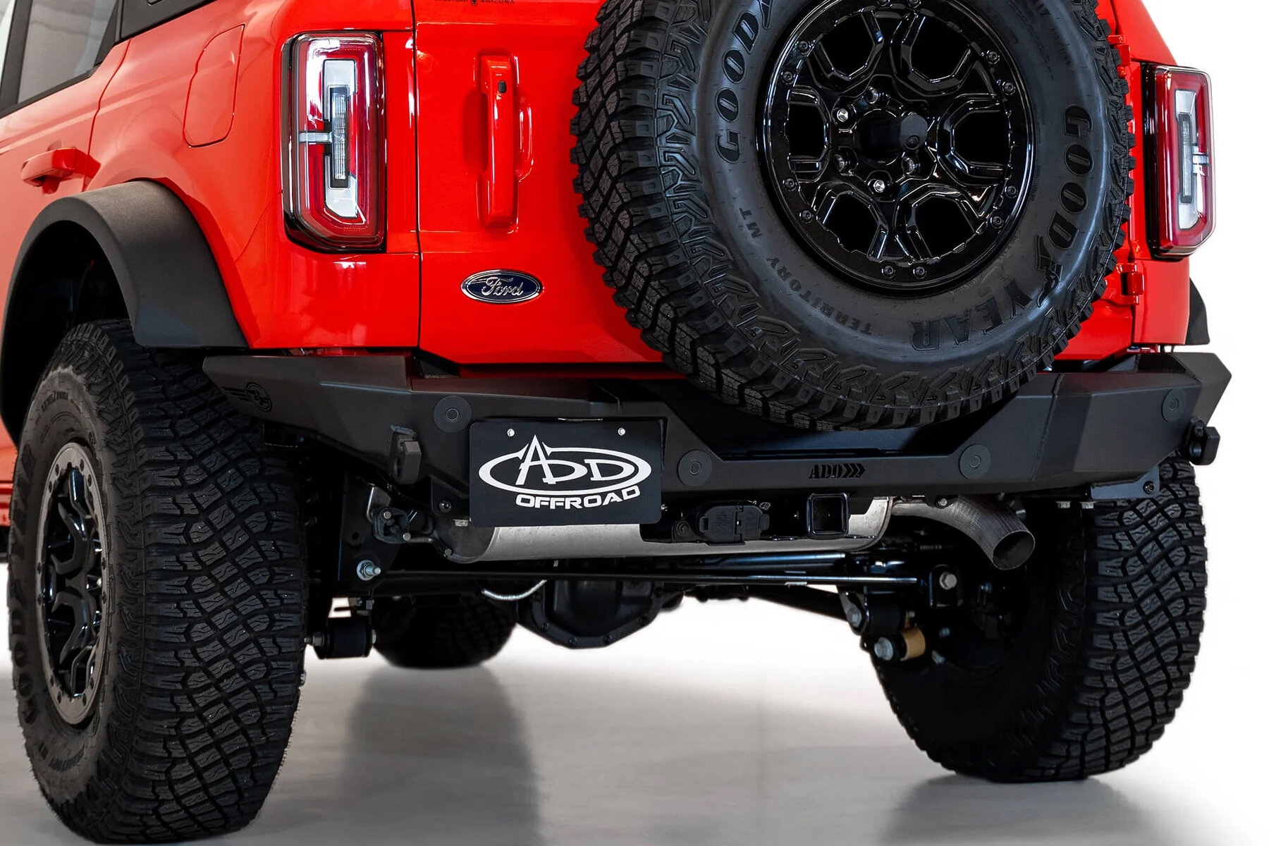 ADD Offroad R23012NA01NA Rock Fighter Rear Bumper for 21-26 Ford Bronco
