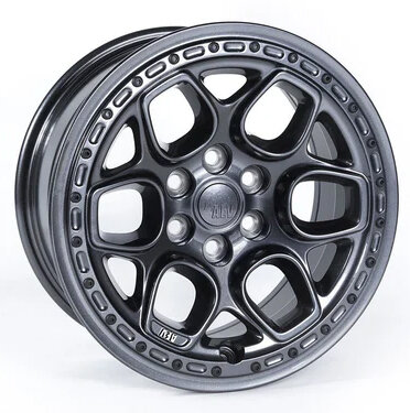 AEV 28401103AA Crestone DualSport Onyx Wheel for 16-23 Toyota Tacoma