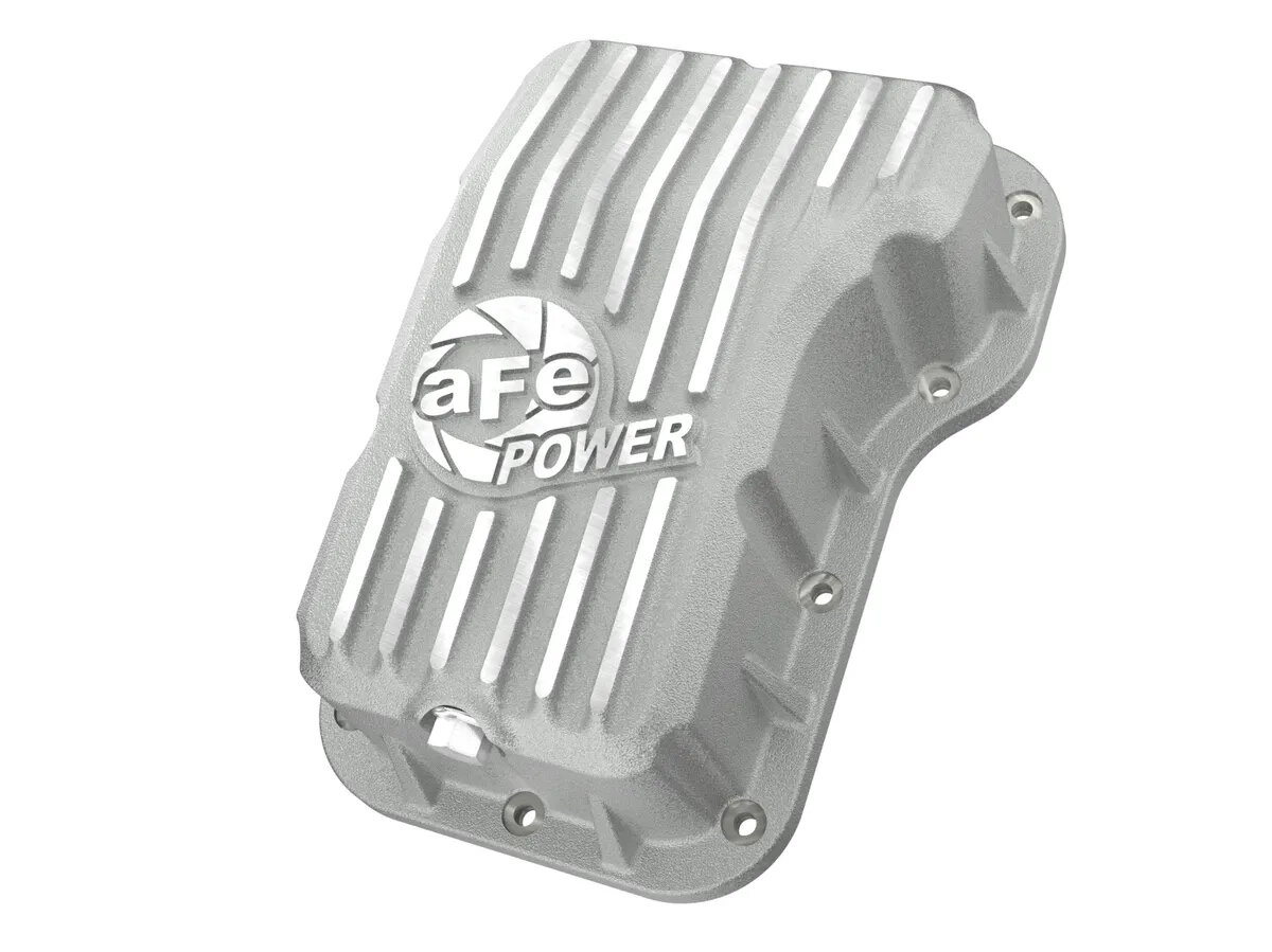 aFe Power 46-71400A Pro Series Engine Oil Pan with Machined Fins - in Raw Finish for 18-26 Jeep Wrangler JL with 2.0L Engine