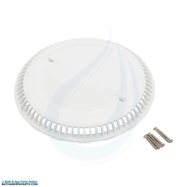 Afras 11-1/8″ Main Drain Grate White w/Screws (10064AW)