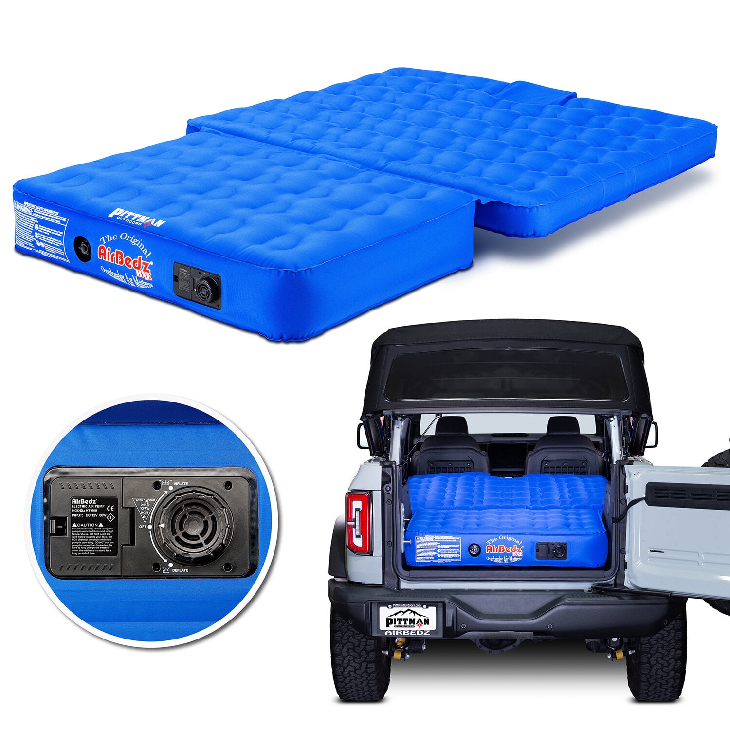 AirBedz Inflatable Air Mattress for 21-26 Ford Bronco 4-Door