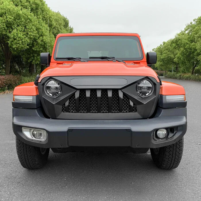 American Modified Demon Grille for 18-25 Jeep Wrangler JL & Gladiator JT Models W/O TrailCam
