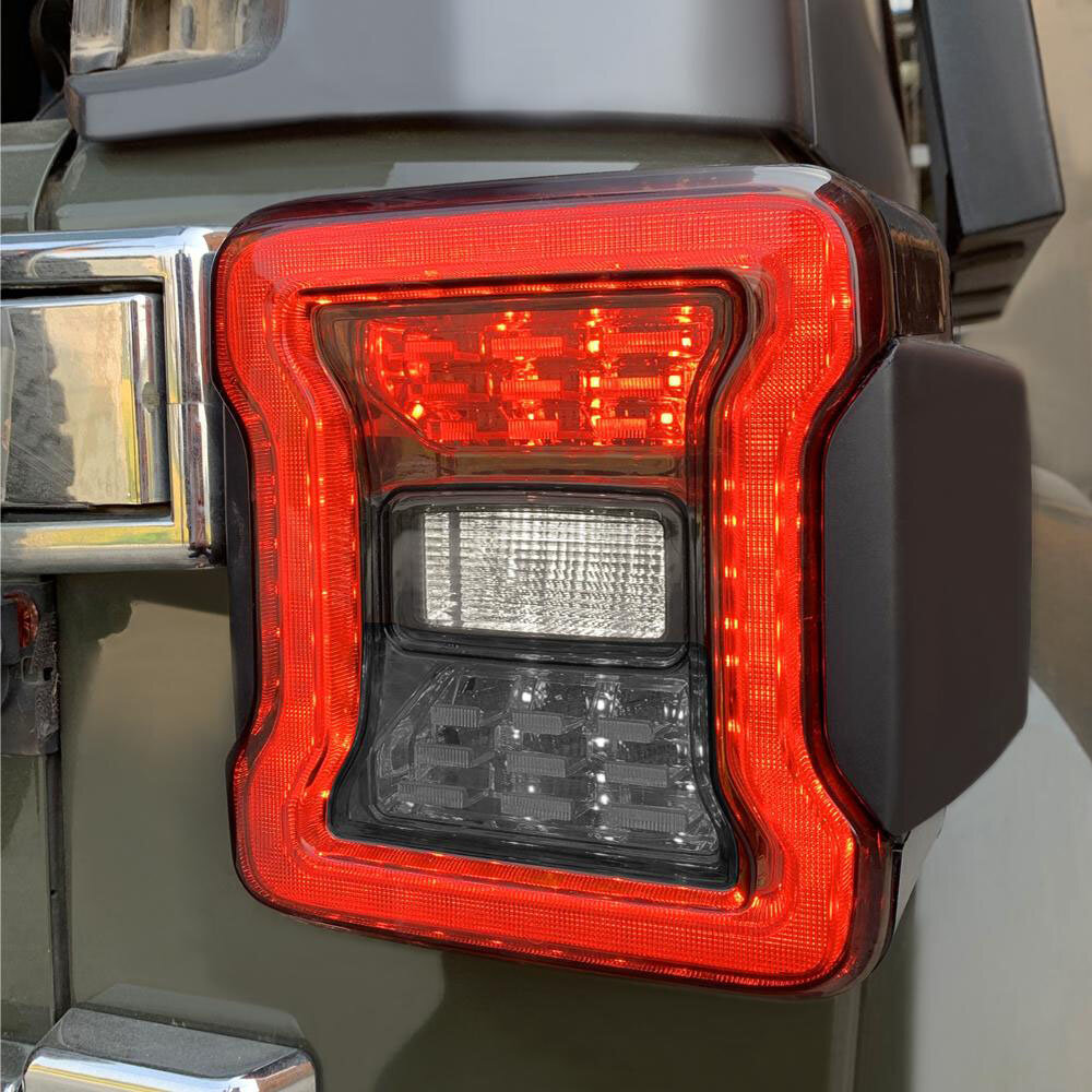 American Modified JK to JL Conversion Tail Lights for 07-18 Jeep Wrangler JK
