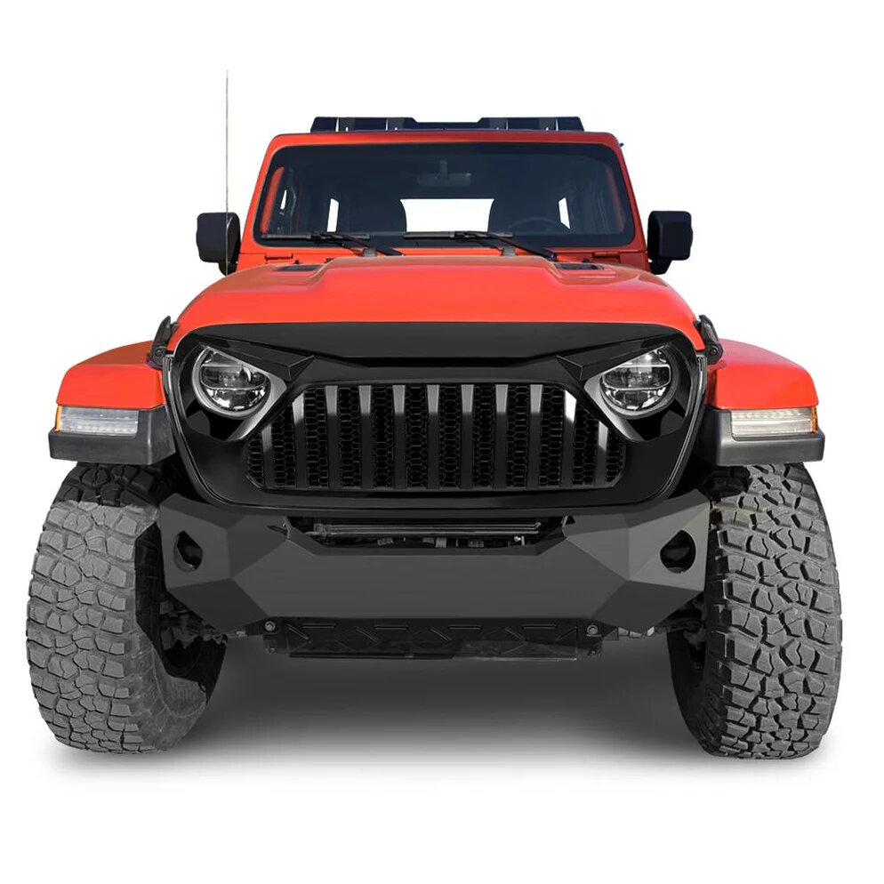 American Modified Vader Grillefor 18-25 Jeep Wrangler JL & Gladiator JT W/O TrailCam