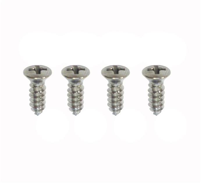 Redline Restomotive 1967-1969 Camaro / Firebird Paintable Rear Package Tray Corner Trim Screw Set