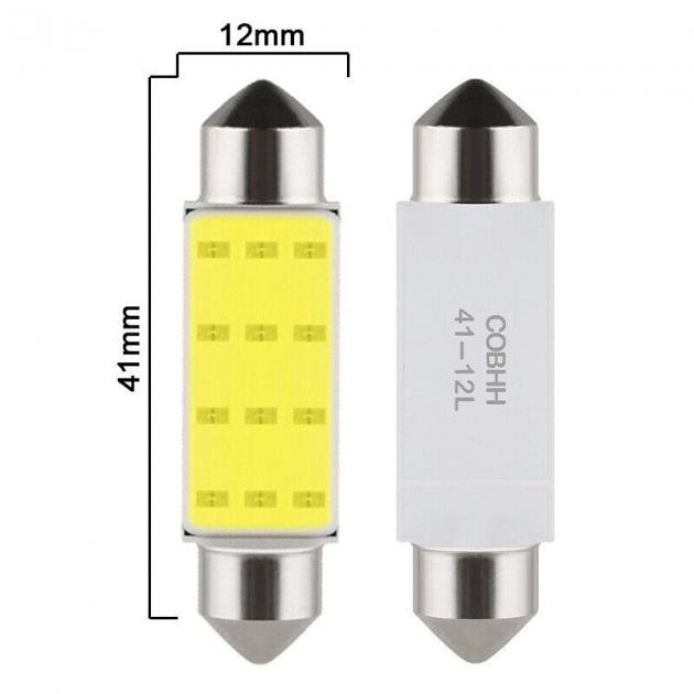 Redline Restomotive Led Dome / Map Light Interior Bulb, 6000K