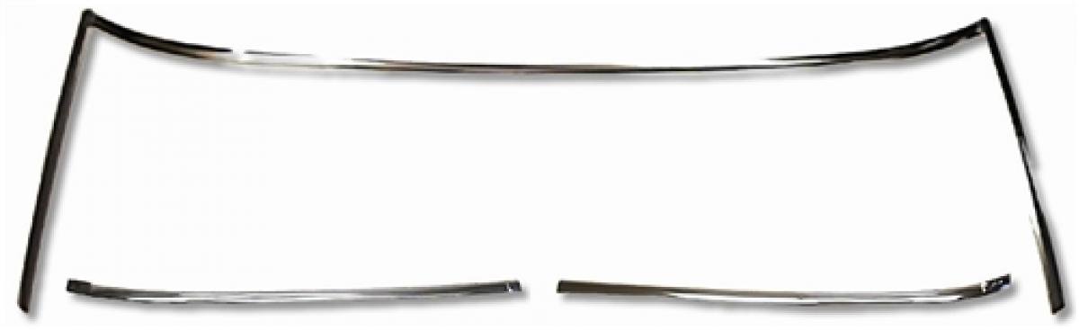 Classic Headquarters F-Body Convertible Windshield Molding Set, 5 Pieces W-990