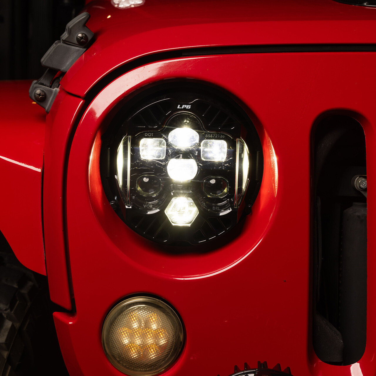 Baja Designs DOT LP6 LED Headlight Kit for 07-18 Jeep Wrangler JK