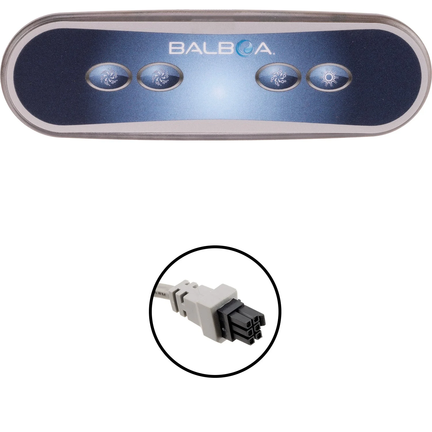 Balboa AX40 7½”W Auxiliary Topside Keypad Series