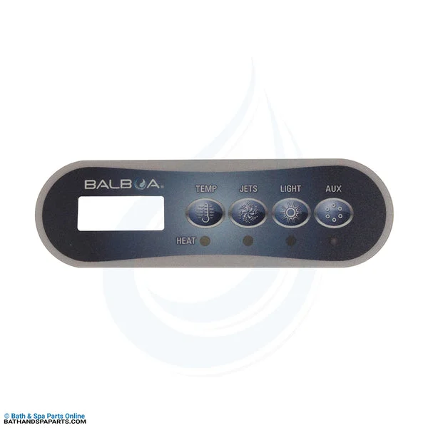 Balboa TP200T Overlay[Temp/Jets/Light/Aux] (17325)