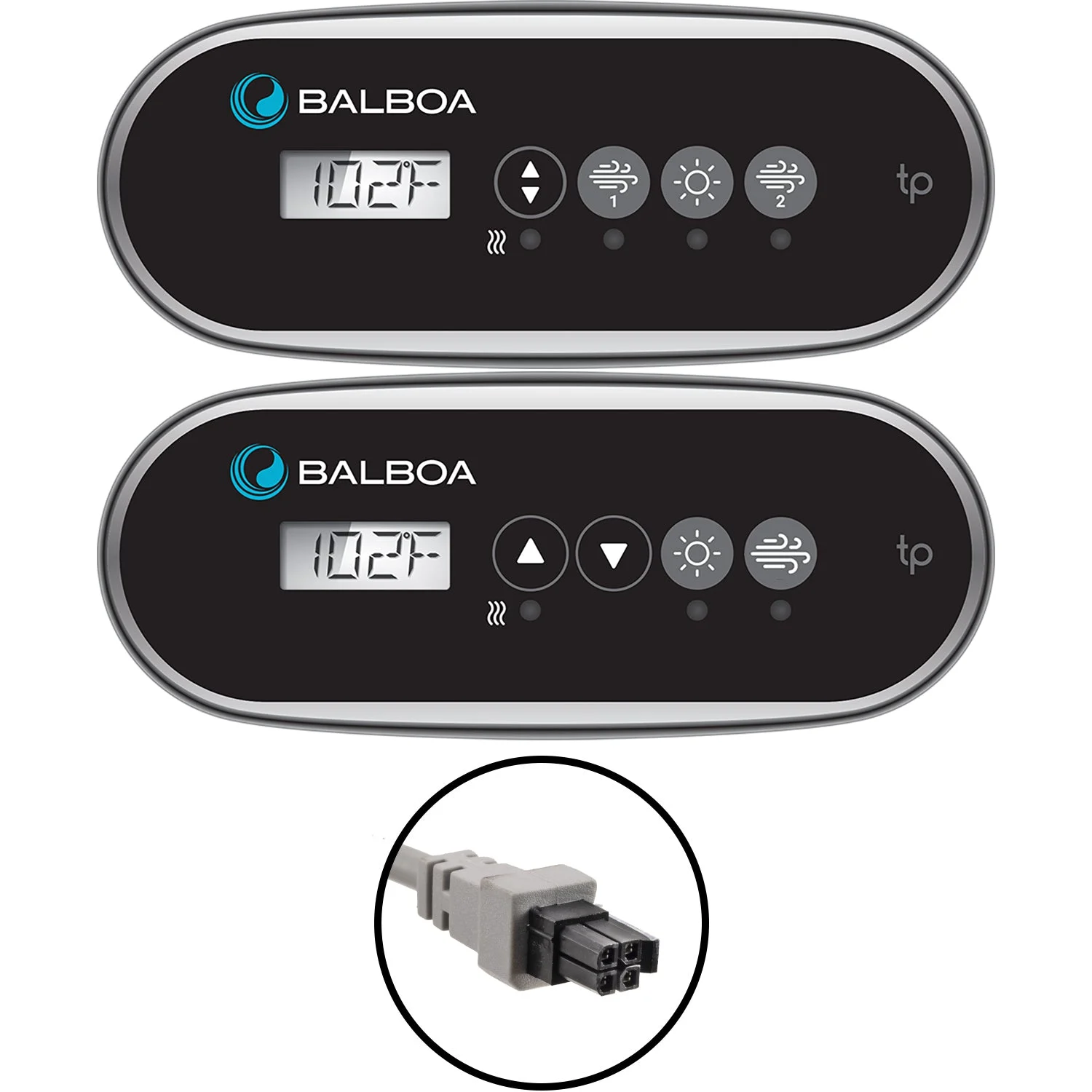 Balboa TP240 5¼”W Topside Keypad Series