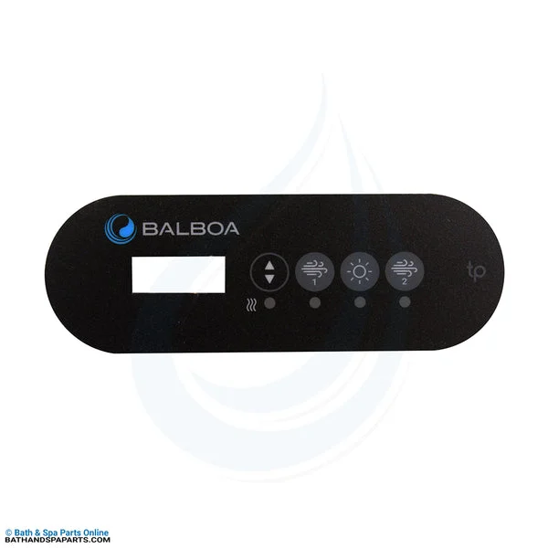 Balboa TP240T Overlay [Temp/Jets/Light, Black] (17679)