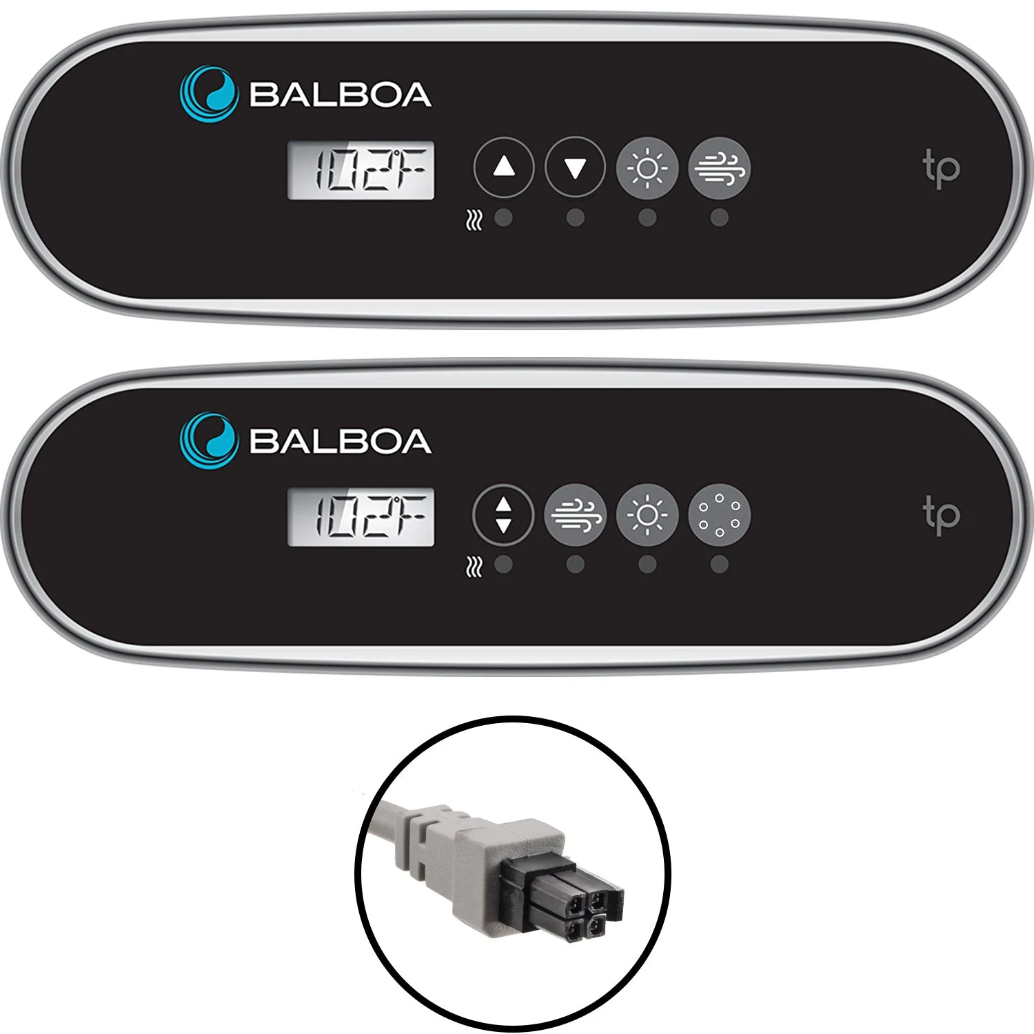 Balboa TP260 7″W Topside Keypad Series