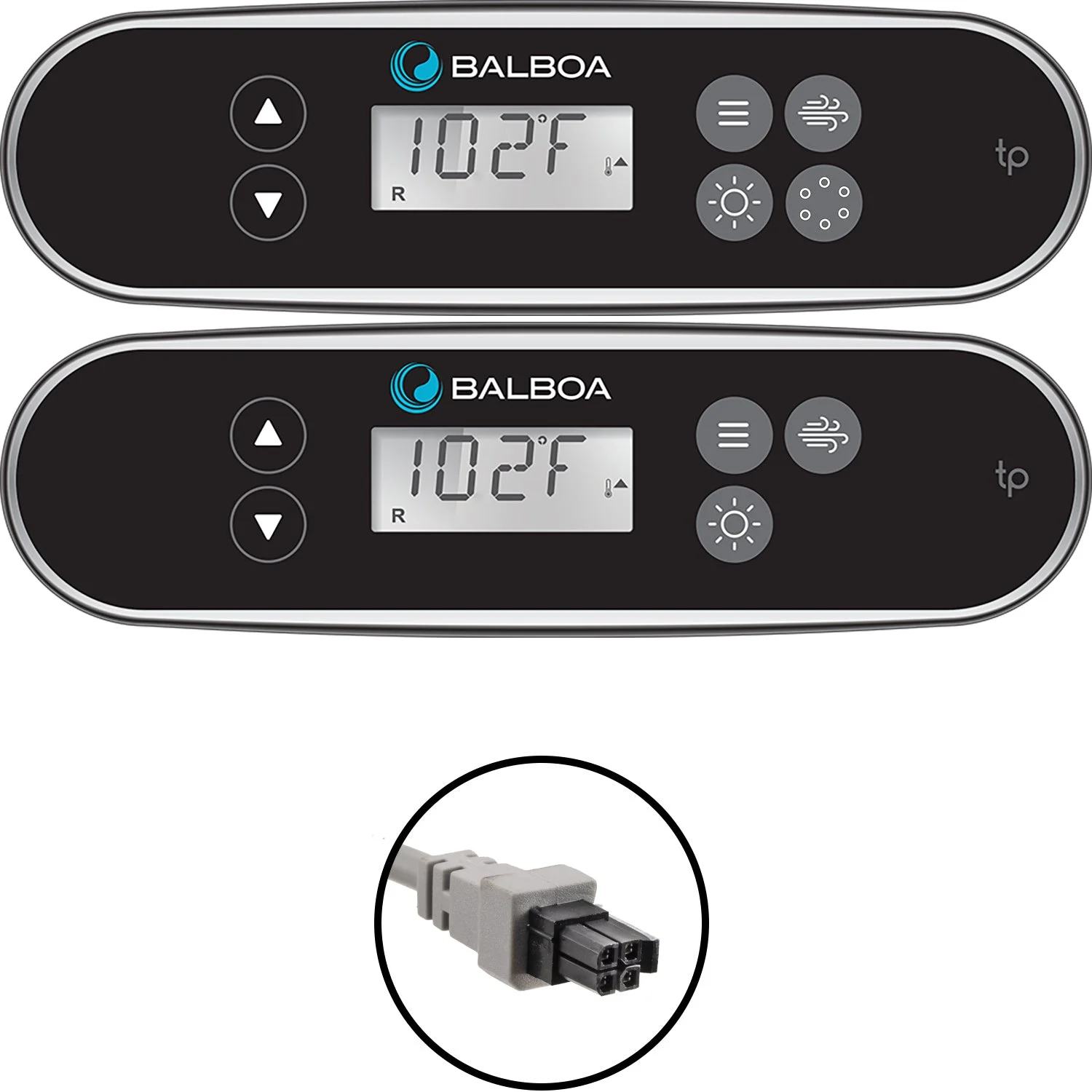 Balboa TP540 8⅜”W Topside Keypad Series