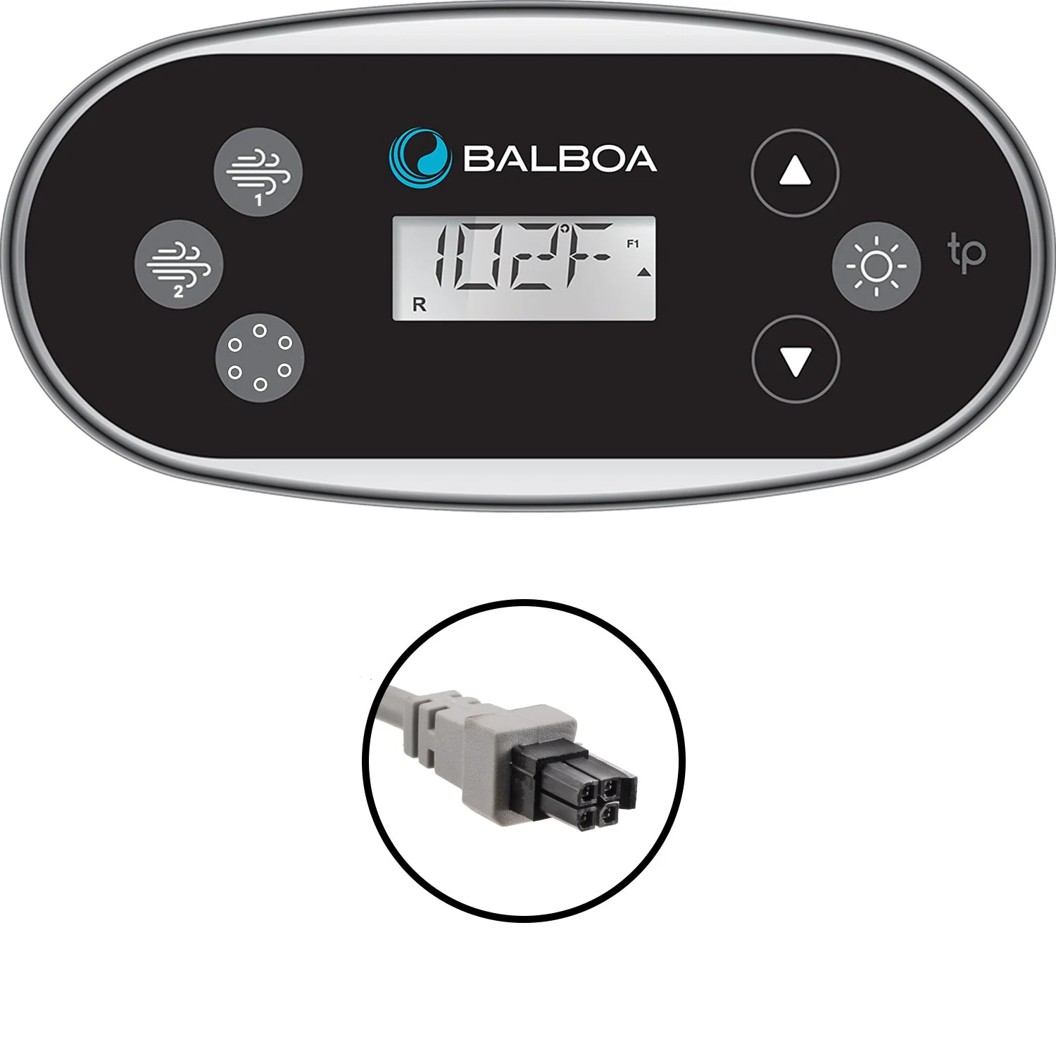 Balboa TP600 7⅛”W Topside Keypad Series