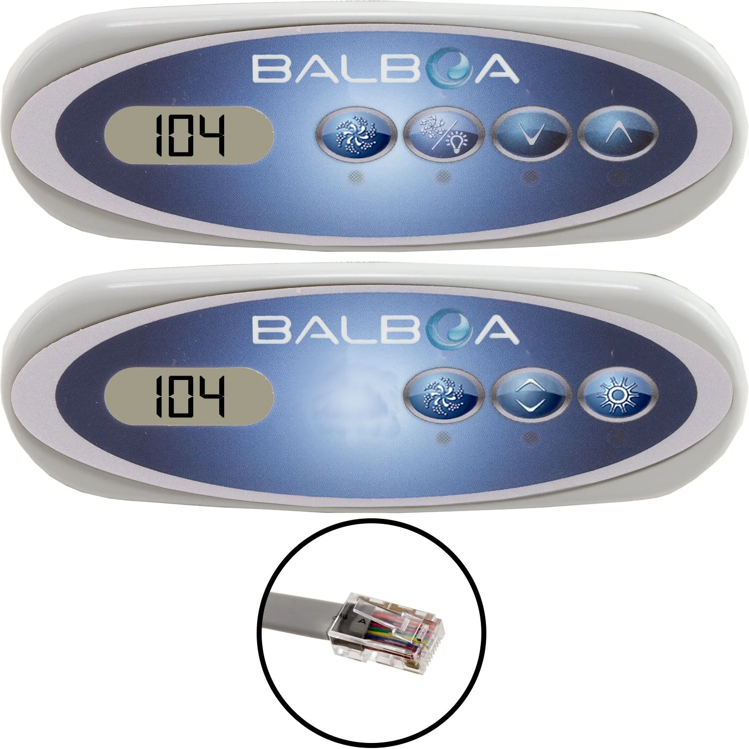 Balboa VL200 – 4⅜”W Topside Keypad Series