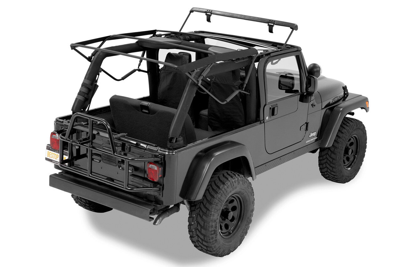 Bestop 5500301 Bow & Frame Hardware Kit for 04-06 Jeep Wrangler TJ Unlimited