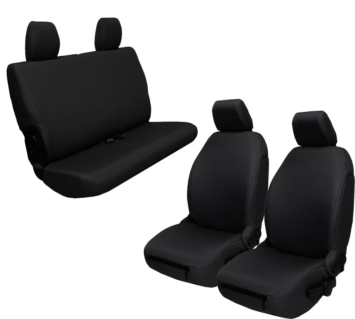 Bartact Baseline Performace Seat Covers for 07-18 Jeep Wrangler JK 2-Door