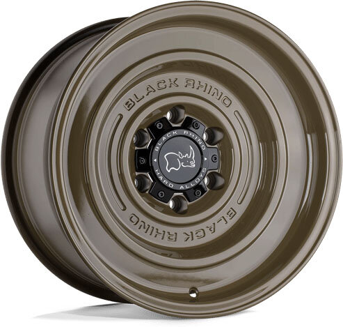 Black Rhino Hard Alloys Solid Wheel with 6x5.5" Bolt Pattern in 17x9 Size & 4.78in Backspace for 21-26 Ford Bronco