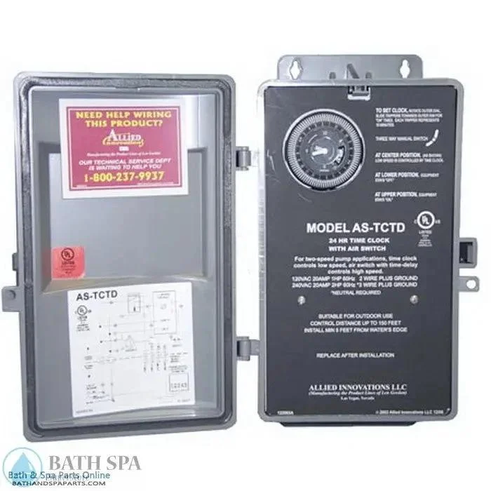 Brett Aqualine AS Time Clock w/Time Delay Control [115V/230V] (923065-001)