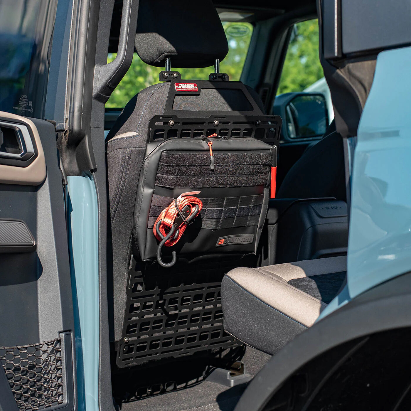 BuiltRight 104049 Seat Back Tech Plate MOLLE Panel Kit for 21-26 Ford Bronco