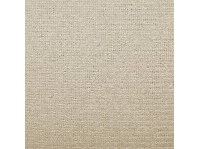 Cloth Headliner Material with Foam Backing, Off White