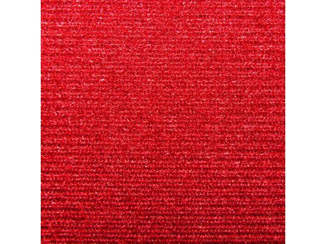 Cloth Headliner Material with Foam Backing, Oxblood
