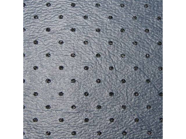 Perforated Vinyl Headliner Material with Foam Backing, Dark Blue