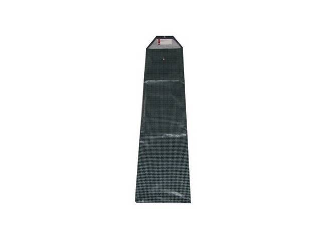 Jack Storage Bag, Aqua and Black Houndstooth