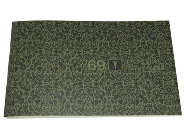 Owners Manual, Reproduction for (1969)