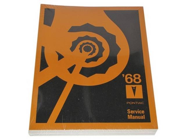 Pontiac Service Manual Book, reproduction for (1968)