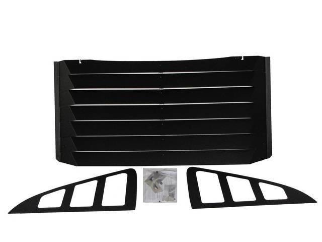 Rear Window Louver, Aluminum Center w/ Plastic Sides, Reproduction for (75-81)