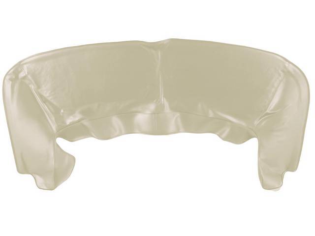 TOP BOOT, OE Style, Parchment, features 3/4 inch thick padding, better seams and clips come pre-installed, higher quality than replacement style boot