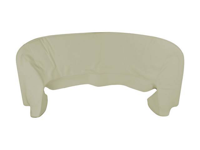 TOP BOOT, OE Style, Parchment / Pearl, features 3/4 inch thick padding, better seams and pre-installed clips, higher quality than replacement style