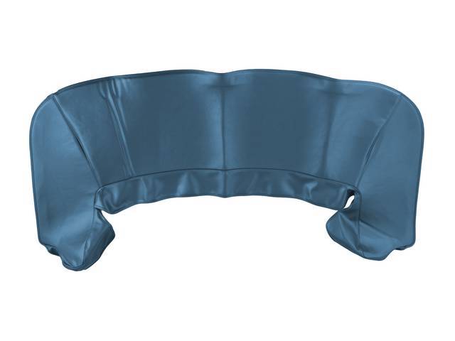 TOP BOOT, Replacement Style, Light Blue, features thinner padding than OE Style boot and does not incl clips