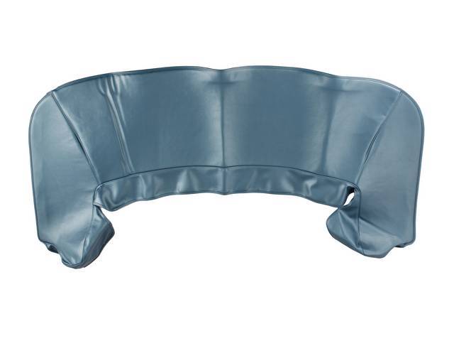 TOP BOOT, Replacement Style, Medium Blue, features thinner padding than OE Style boot and does not incl clips