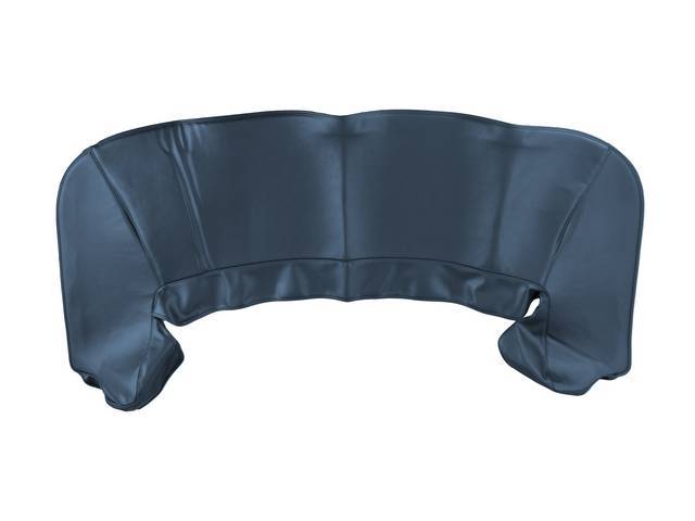 TOP BOOT, Replacement Style, Dark Blue, features thinner padding than OE Style boot and does not incl clips