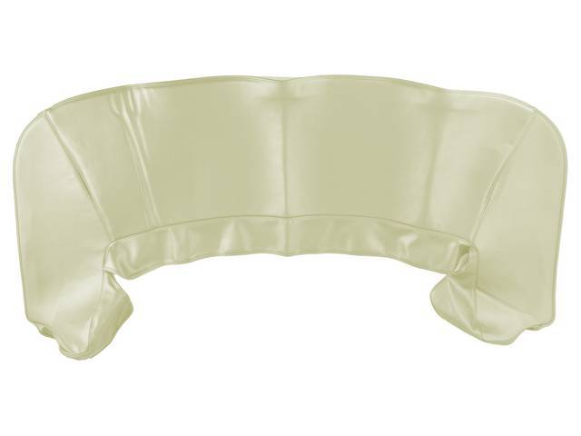 TOP BOOT, Replacement Style, Parchment / Pearl, features thinner padding than OE Style boot and does not incl clips