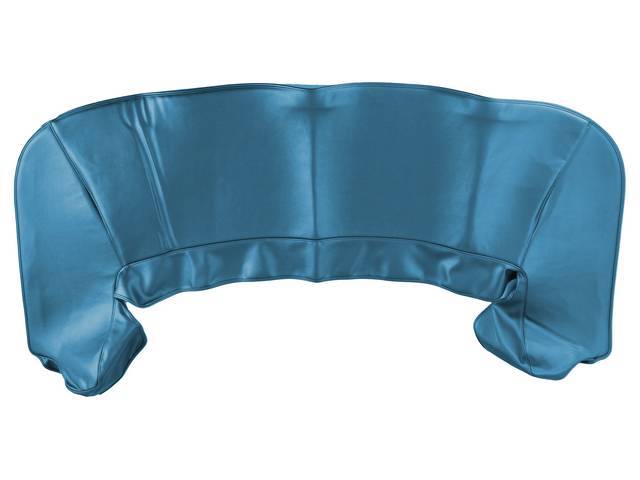 TOP BOOT, Replacement Style, Bright Blue, features thinner padding than OE Style boot and does not incl clips