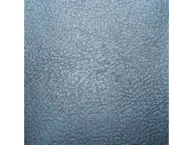 UPHOLSTERY SET, Front and Rear W/ Bench Front, Std, Medium Blue, Madrid Grain Vinyl, Rear seat measures 53 inch wide