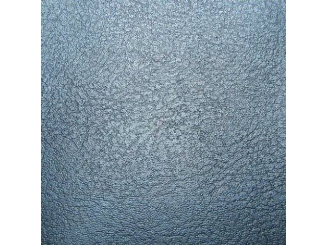 UPHOLSTERY SET, Front and Rear W/ Bench Front and Fold down Rear, Std, Medium Blue Metallic, Madrid Grain Vinyl, Rear seat measures 48 inch wide