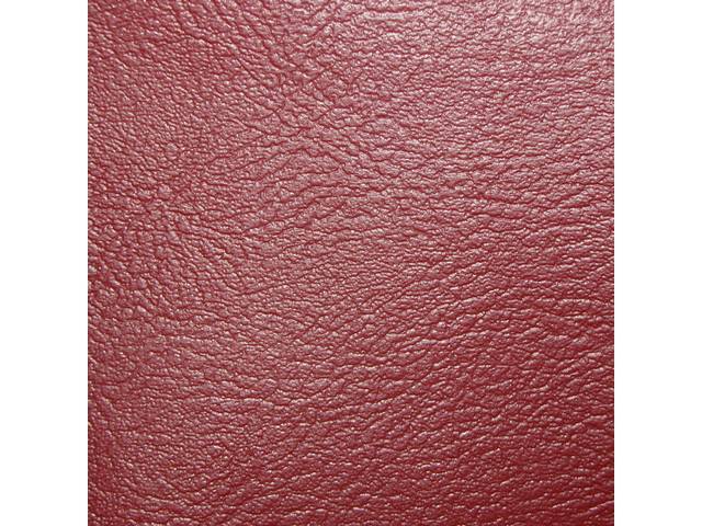UPHOLSTERY SET, Front Bucket, Std, Red, RH, Madrid Grain Vinyl*** Goto C-USB-3-C when out of stock ***